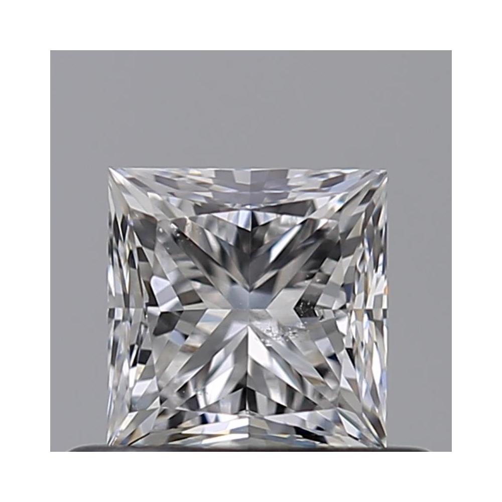 0.50 Carat Princess Loose Diamond, E, SI1, Ideal, GIA Certified
