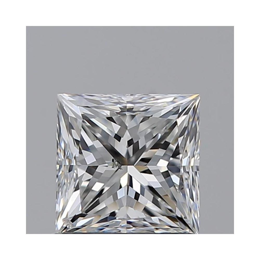 1.01 Carat Princess Loose Diamond, G, SI1, Excellent, GIA Certified | Thumbnail