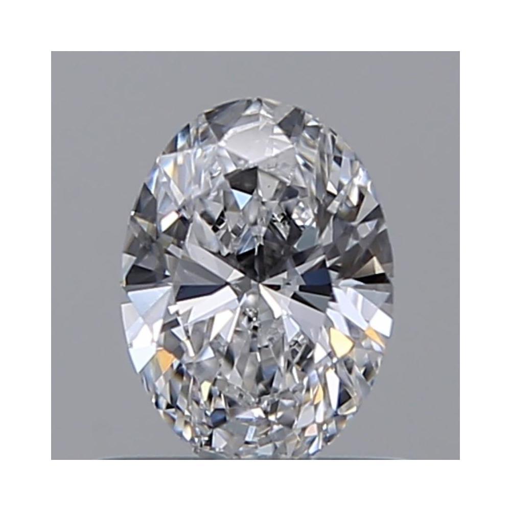 0.51 Carat Oval Loose Diamond, D, VS1, Ideal, GIA Certified | Thumbnail
