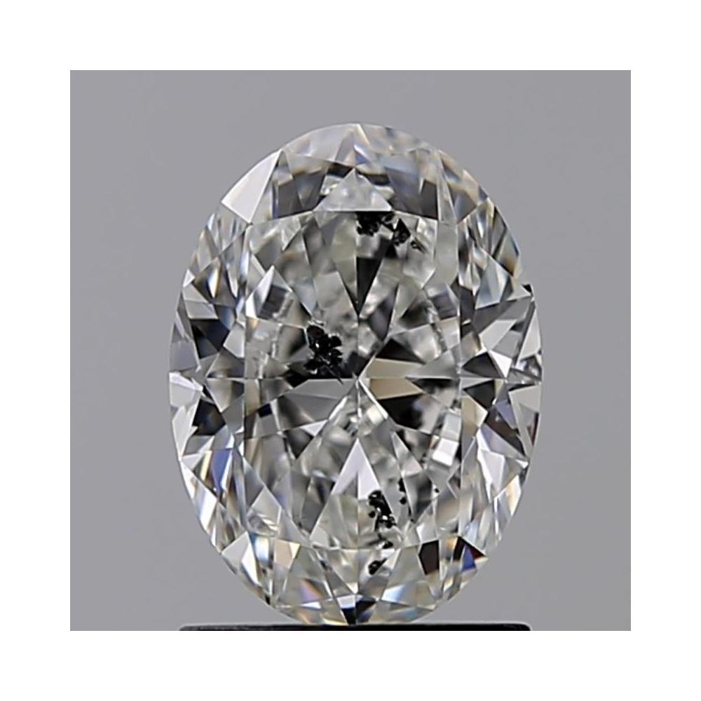 1.50 Carat Oval Loose Diamond, F, I1, Super Ideal, GIA Certified | Thumbnail