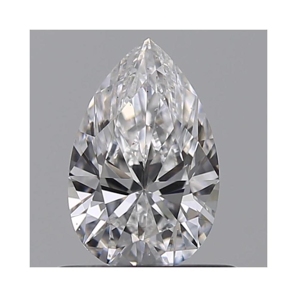0.52 Carat Pear Loose Diamond, D, VS2, Ideal, GIA Certified