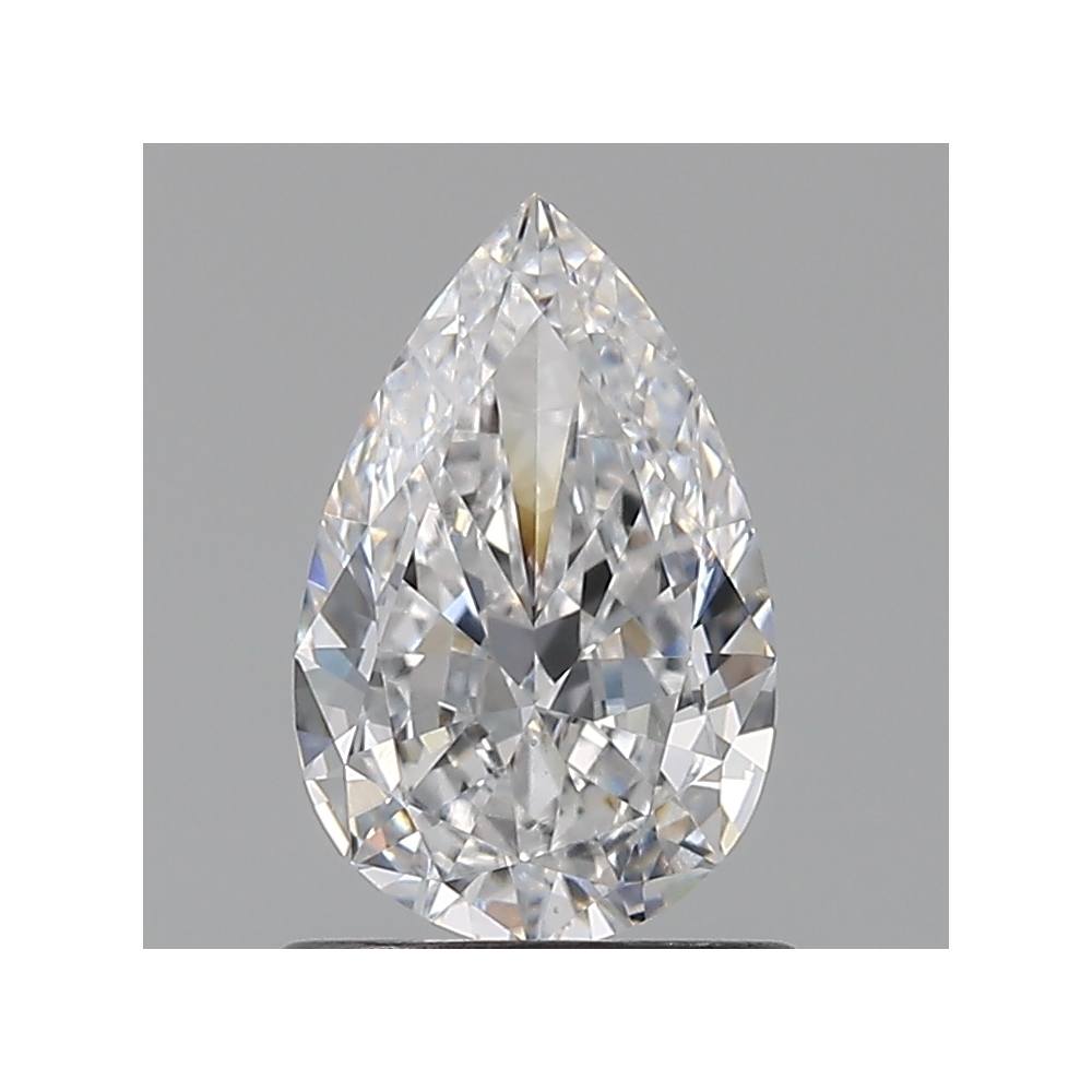 0.71 Carat Pear Loose Diamond, D, VS2, Excellent, GIA Certified