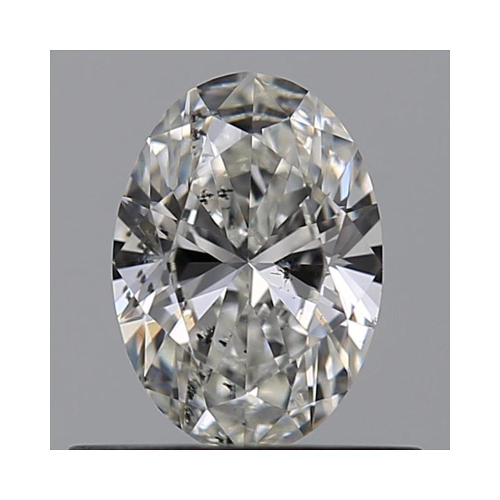 0.53 Carat Oval Loose Diamond, G, SI2, Ideal, GIA Certified | Thumbnail