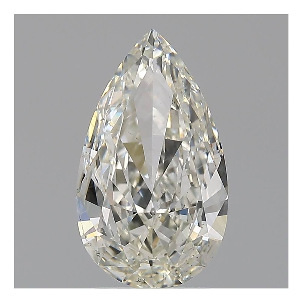 1.51 Carat Pear Loose Diamond, J, VS2, Ideal, GIA Certified | Thumbnail