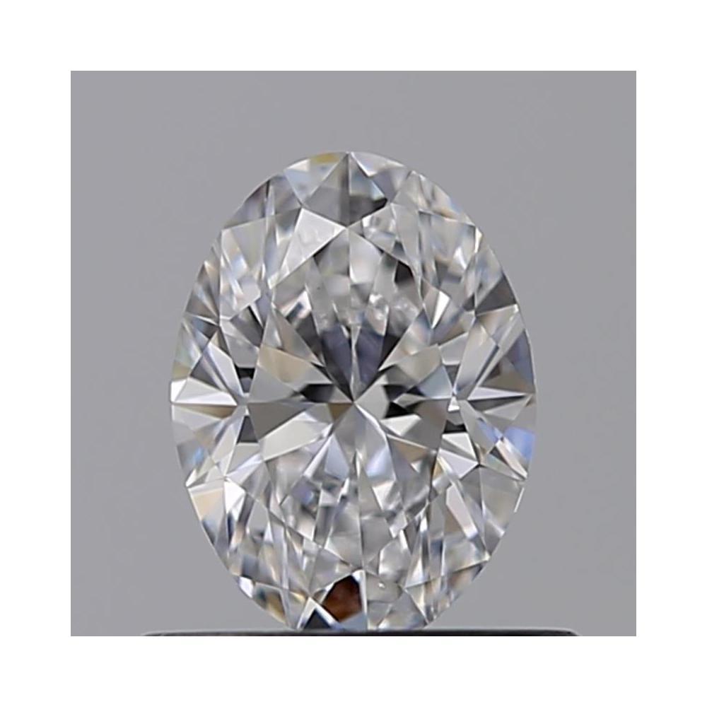 0.50 Carat Oval Loose Diamond, D, VS2, Ideal, GIA Certified