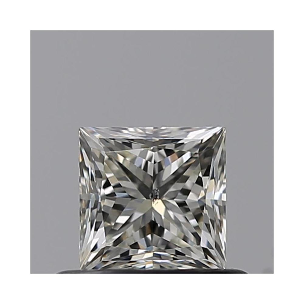 0.50 Carat Princess Loose Diamond, K, SI1, Excellent, GIA Certified | Thumbnail