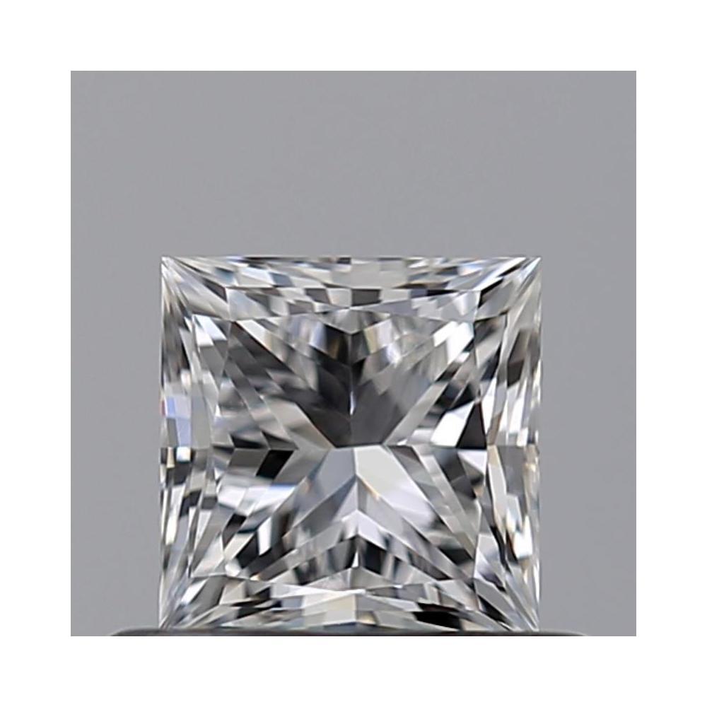 0.51 Carat Princess Loose Diamond, F, VS1, Excellent, GIA Certified