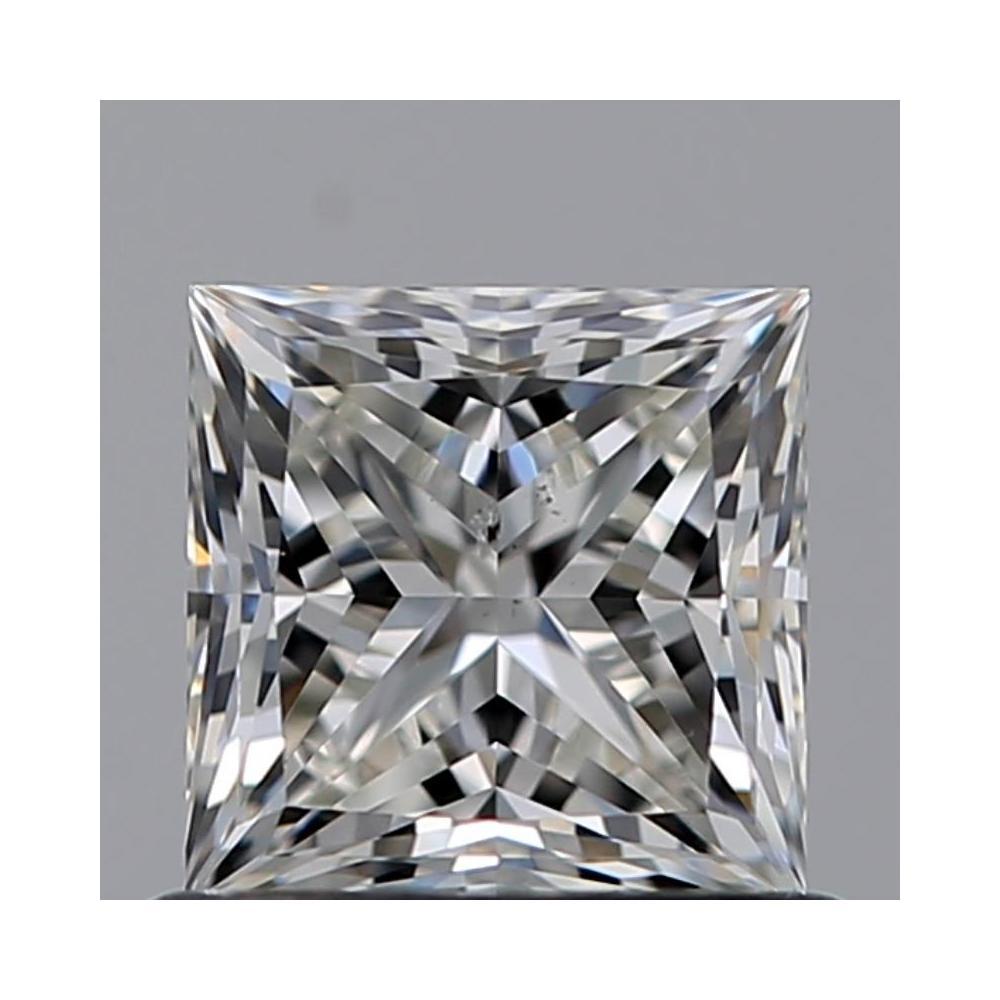 0.70 Carat Princess Loose Diamond, H, SI1, Super Ideal, GIA Certified | Thumbnail