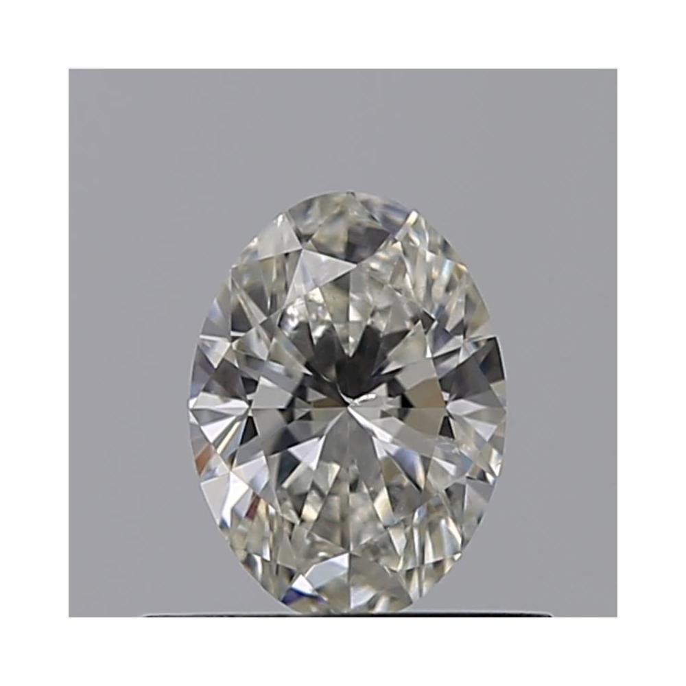 0.50 Carat Oval Loose Diamond, I, SI1, Ideal, GIA Certified