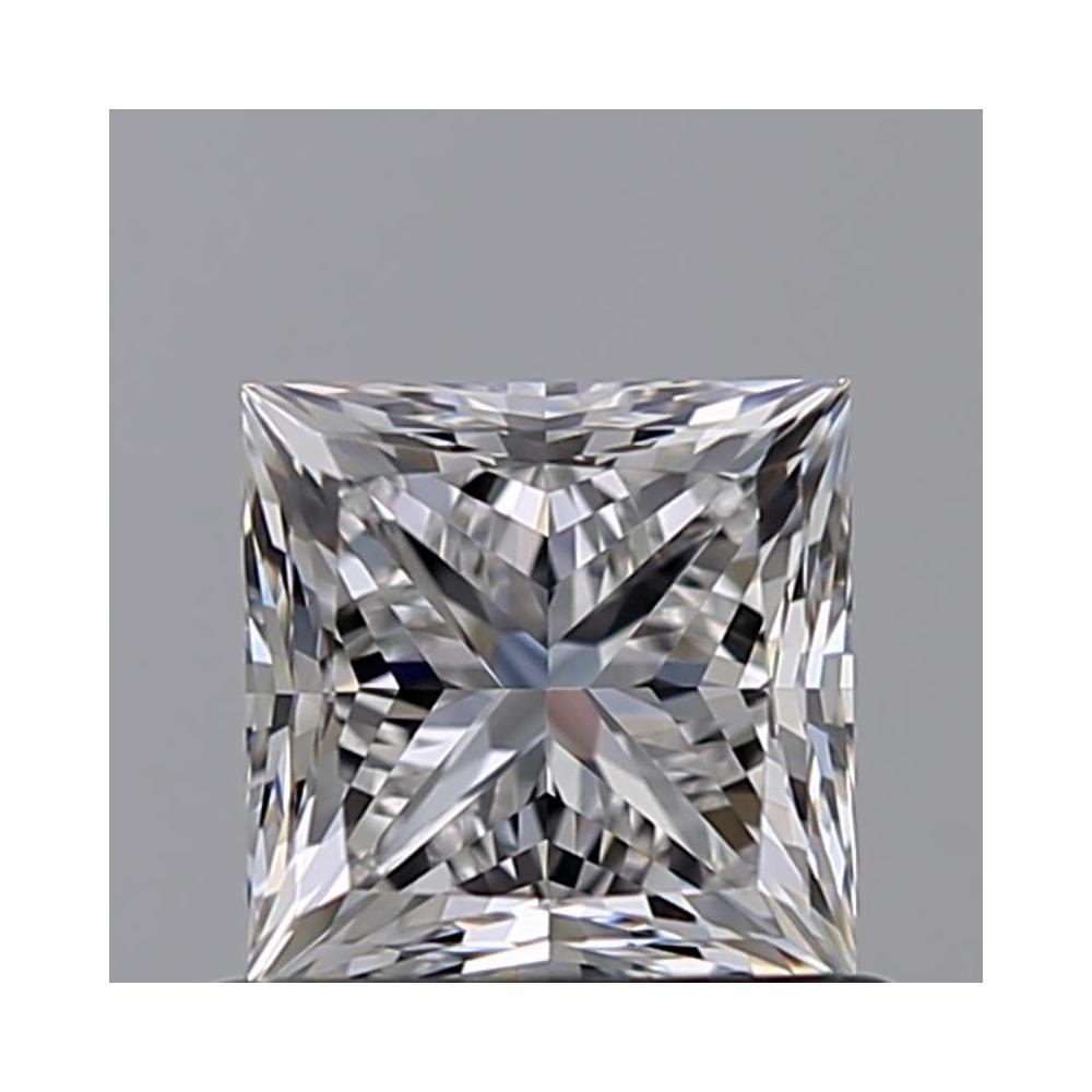 0.70 Carat Princess Loose Diamond, D, VVS2, Excellent, GIA Certified