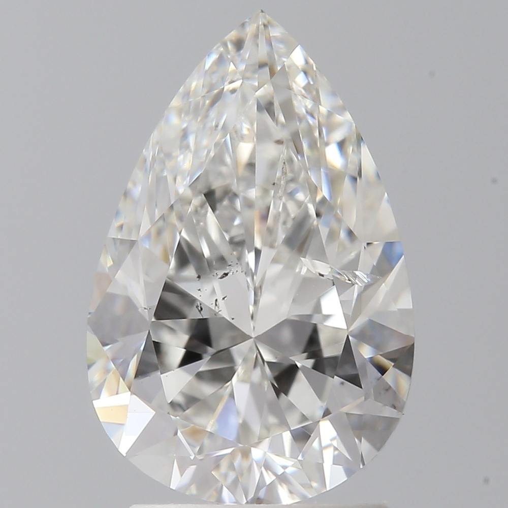 2.01 Carat Pear Loose Diamond, H, SI2, Ideal, GIA Certified