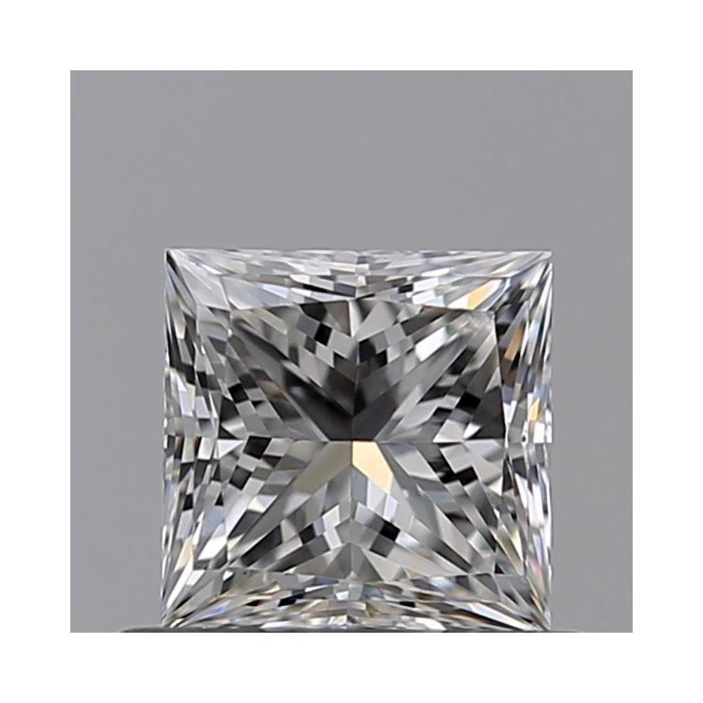 0.51 Carat Princess Loose Diamond, F, VVS1, Super Ideal, GIA Certified