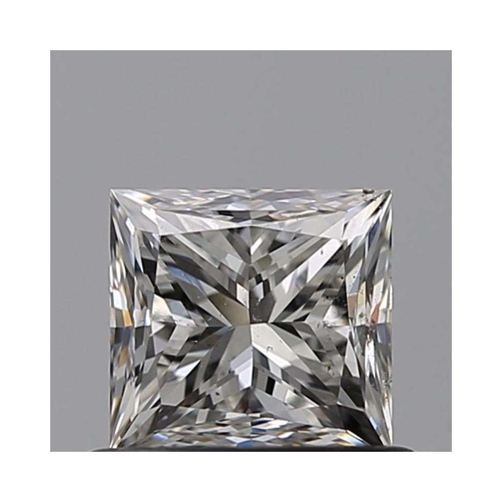 0.70 Carat Princess Loose Diamond, H, SI1, Good, GIA Certified | Thumbnail