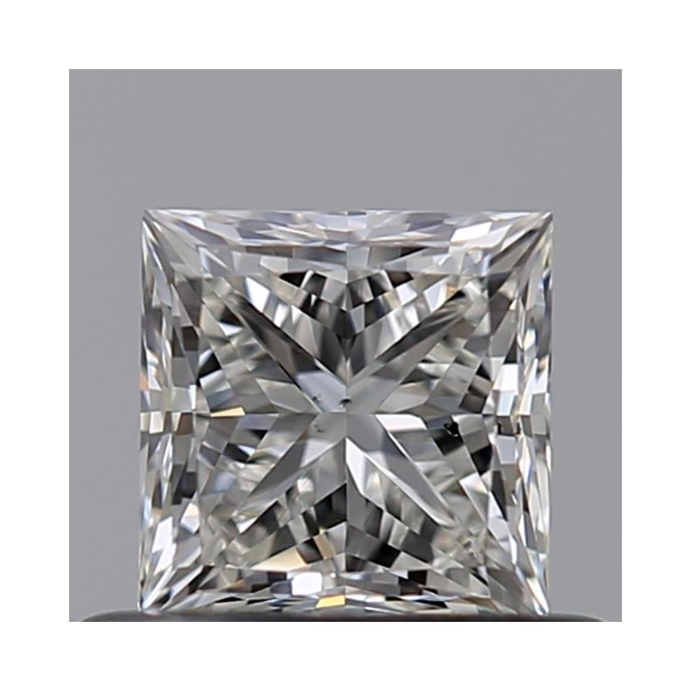 0.52 Carat Princess Loose Diamond, I, SI1, Ideal, GIA Certified