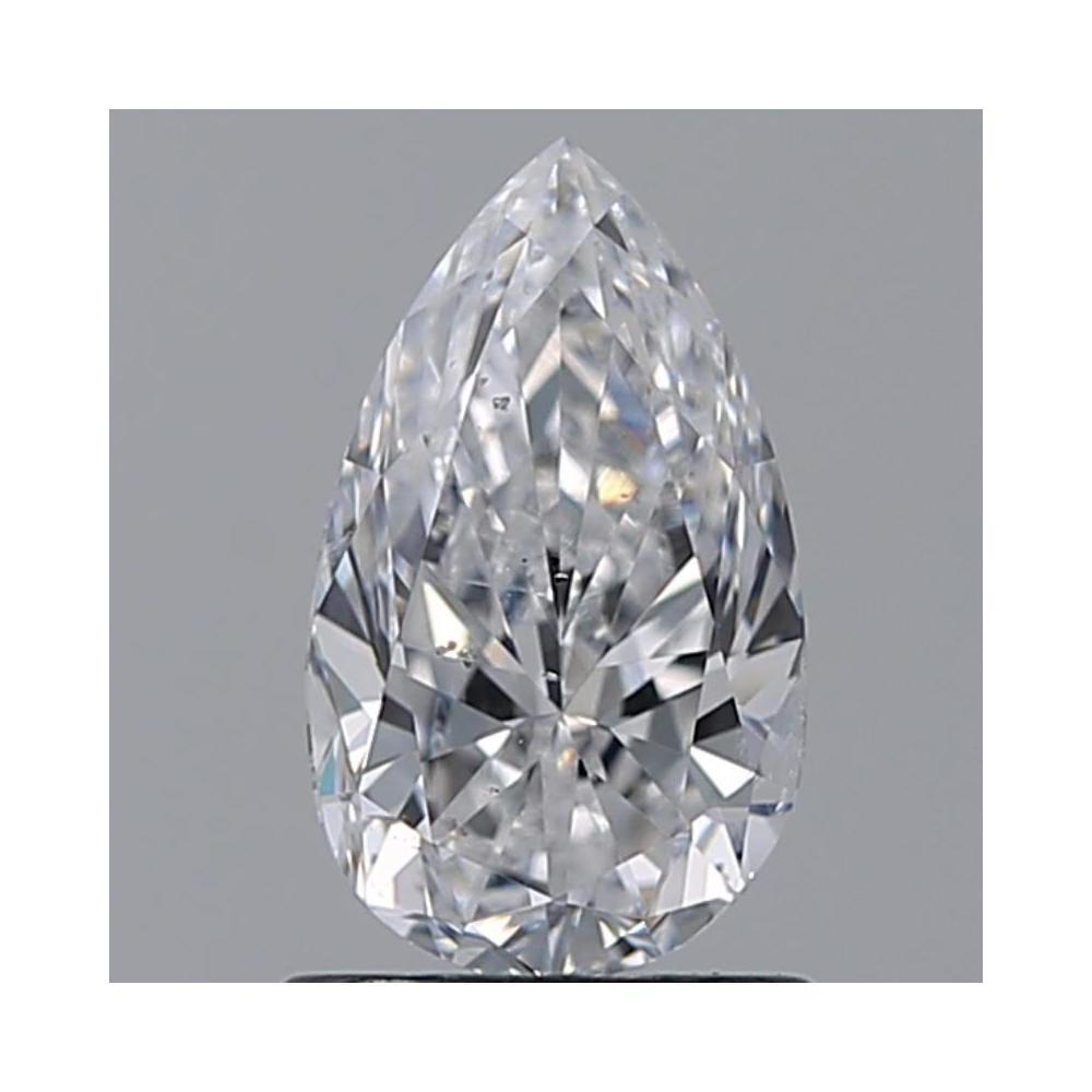 1.00 Carat Pear Loose Diamond, D, SI2, Very Good, GIA Certified