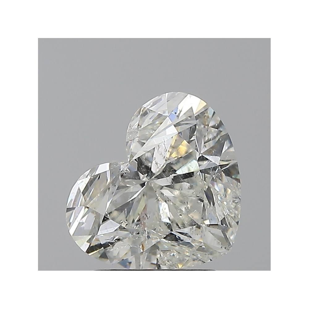 2.01 Carat Heart Loose Diamond, J, SI2, Super Ideal, GIA Certified