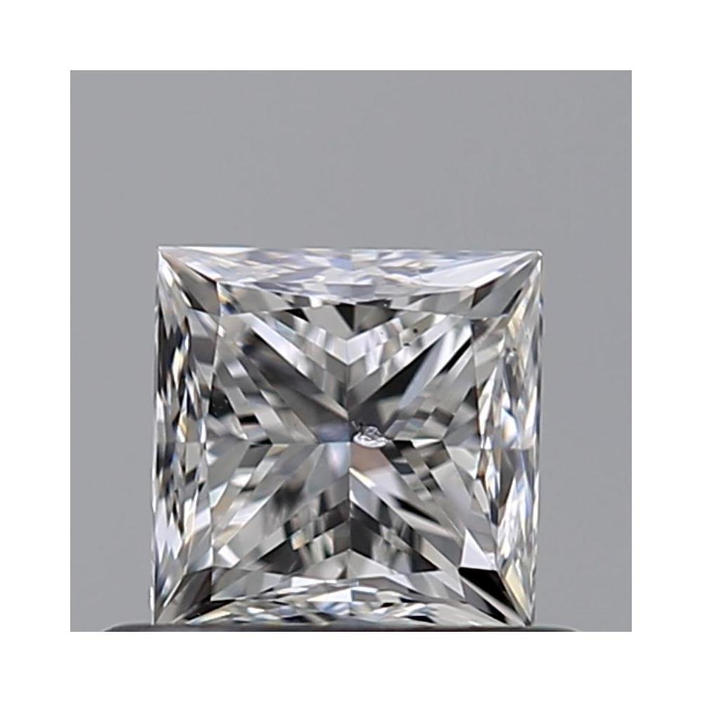 0.57 Carat Princess Loose Diamond, F, SI1, Very Good, GIA Certified