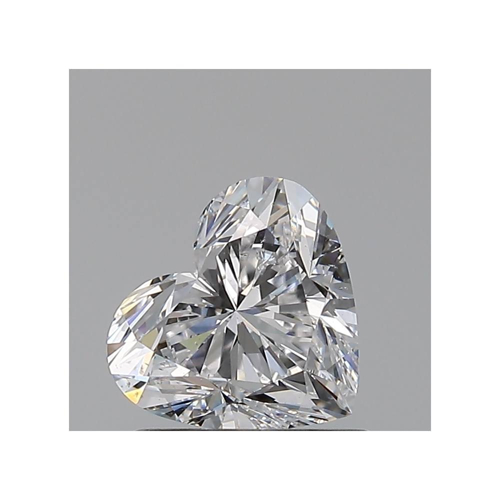 0.76 Carat Heart Loose Diamond, D, SI2, Super Ideal, GIA Certified