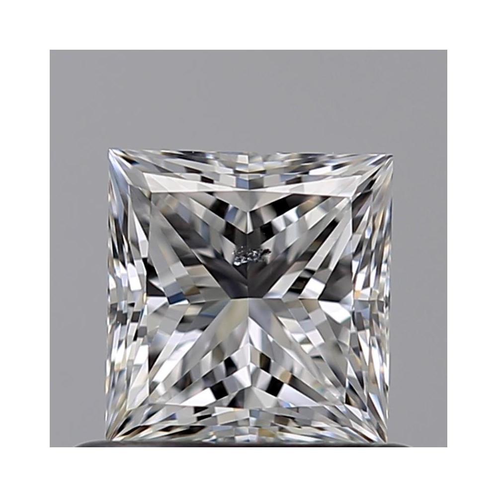 0.61 Carat Princess Loose Diamond, E, SI1, Super Ideal, GIA Certified | Thumbnail