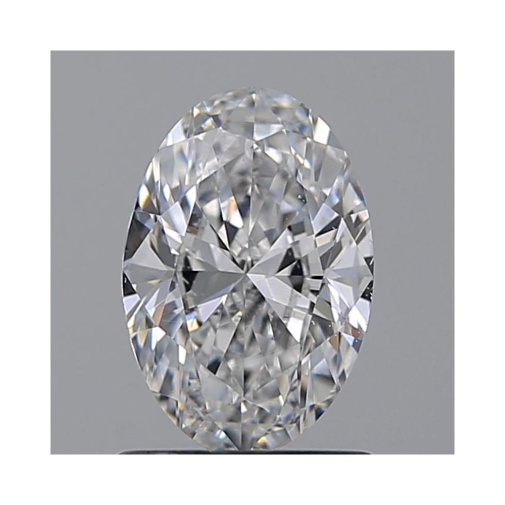 0.90 Carat Oval Loose Diamond, D, VS2, Ideal, GIA Certified
