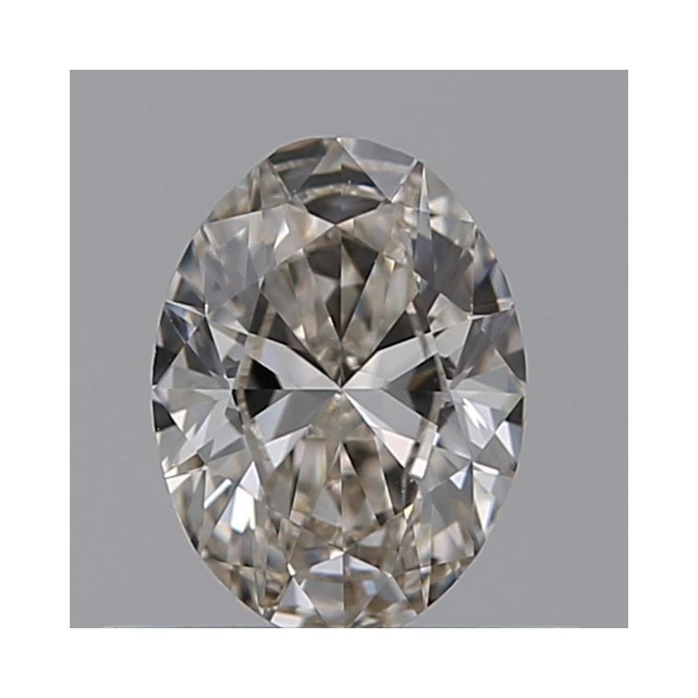 0.50 Carat Oval Loose Diamond, K, VVS2, Ideal, GIA Certified | Thumbnail