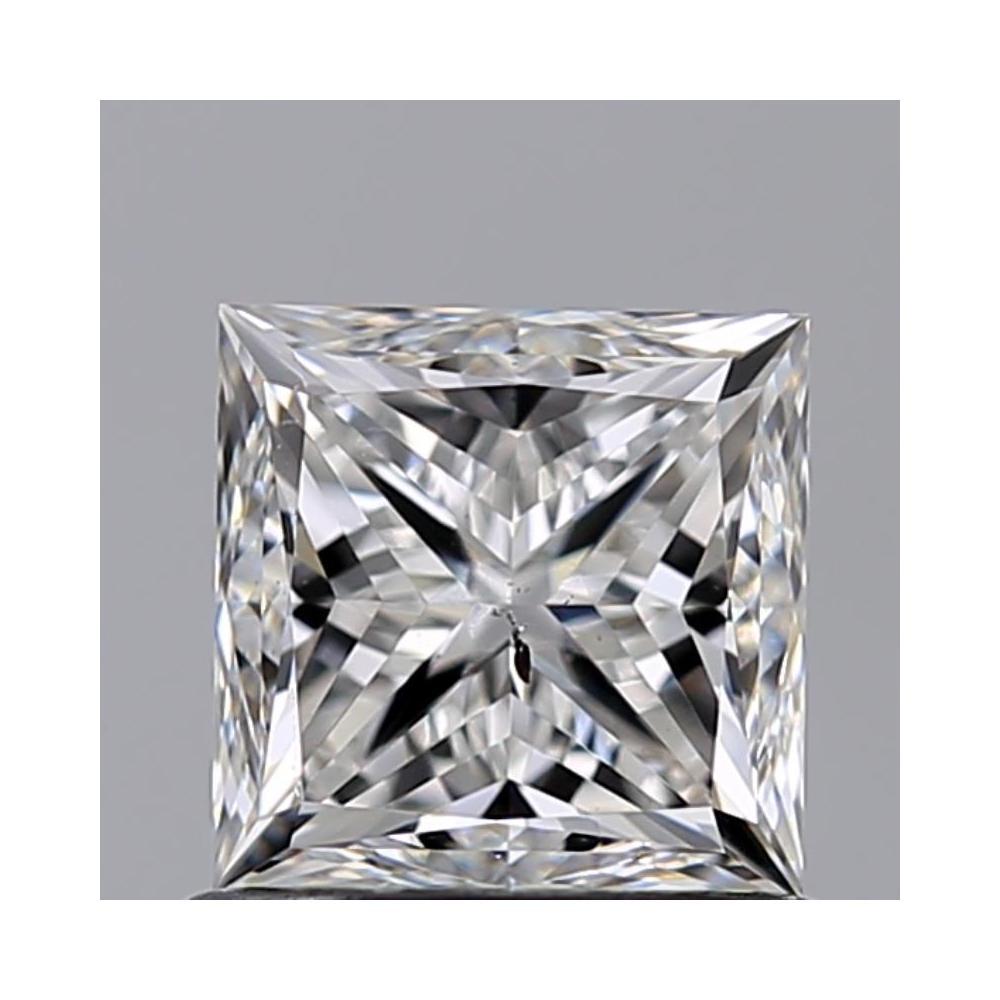 1.01 Carat Princess Loose Diamond, F, SI1, Excellent, GIA Certified | Thumbnail