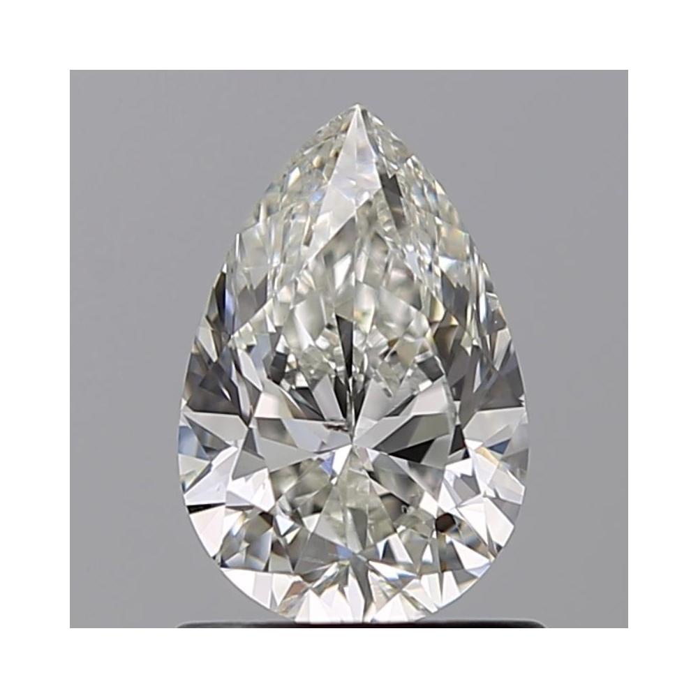 0.90 Carat Pear Loose Diamond, H, SI1, Ideal, GIA Certified