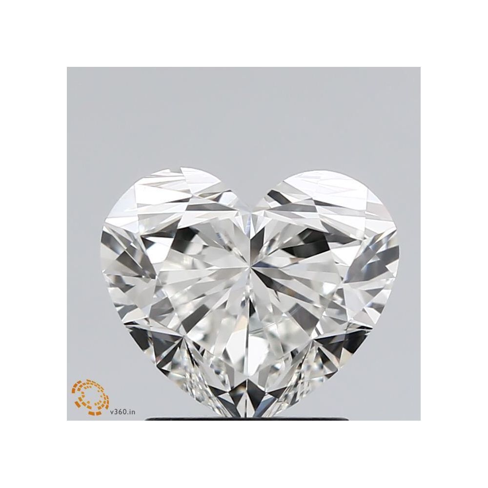 2.01 Carat Heart Loose Diamond, H, VS2, Super Ideal, GIA Certified | Thumbnail