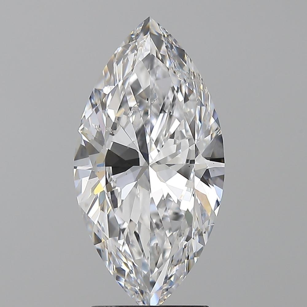 3.01 Carat Marquise Loose Diamond, D, SI1, Super Ideal, GIA Certified | Thumbnail