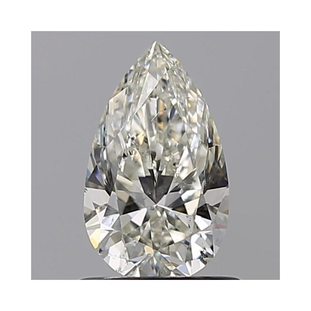 0.80 Carat Pear Loose Diamond, J, SI1, Ideal, GIA Certified | Thumbnail