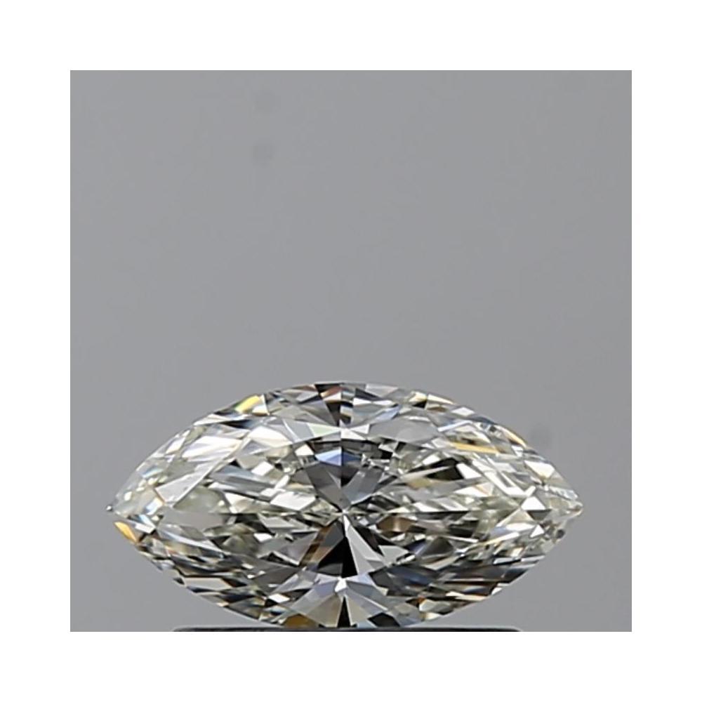 0.50 Carat Marquise Loose Diamond, J, VVS2, Ideal, GIA Certified | Thumbnail
