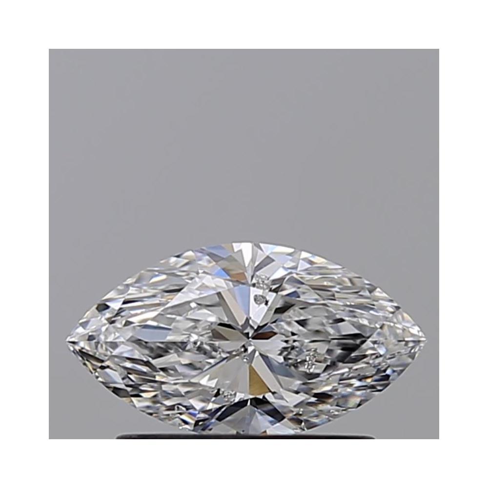 0.63 Carat Marquise Loose Diamond, D, I1, Ideal, GIA Certified