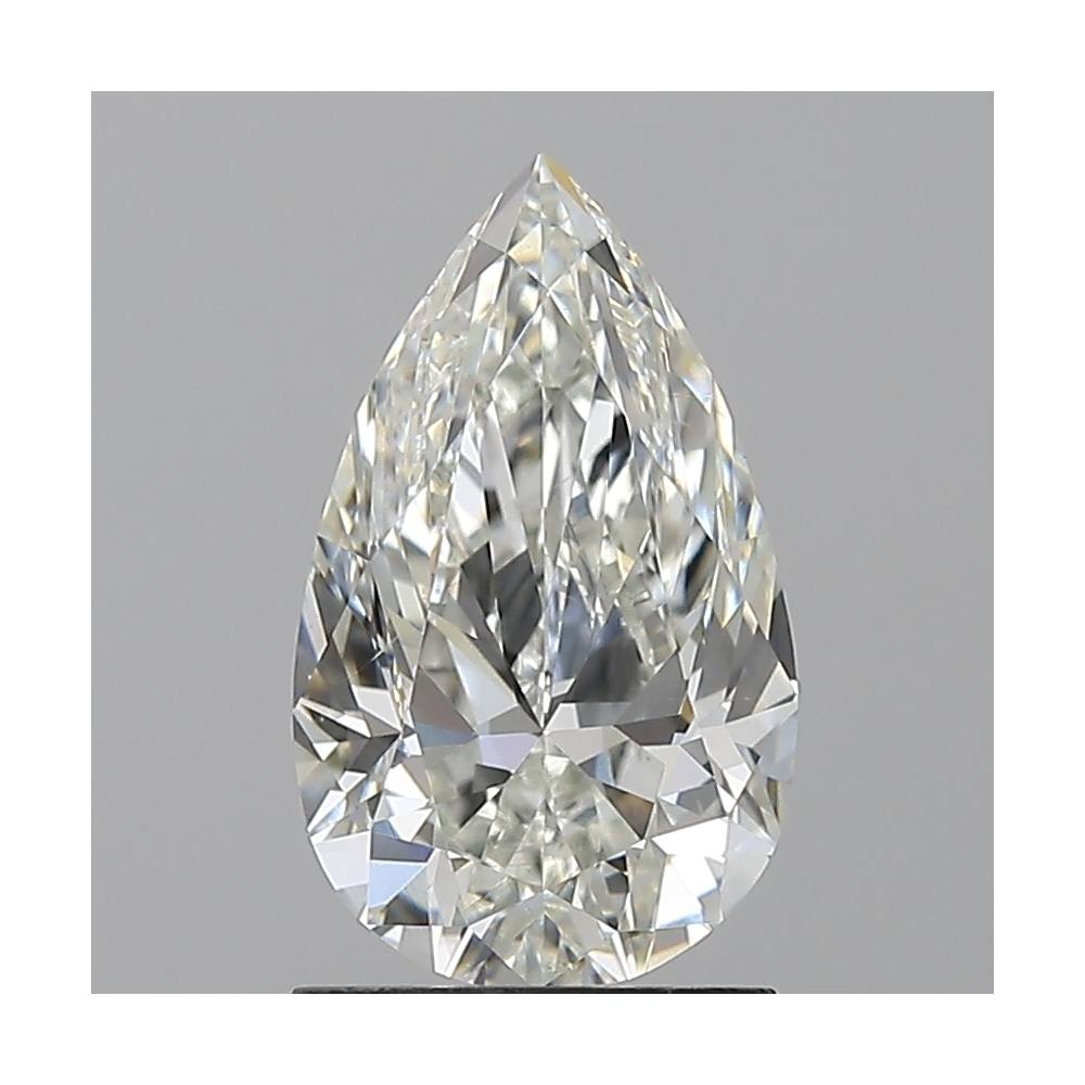 1.70 Carat Pear Loose Diamond, H, SI1, Ideal, GIA Certified | Thumbnail