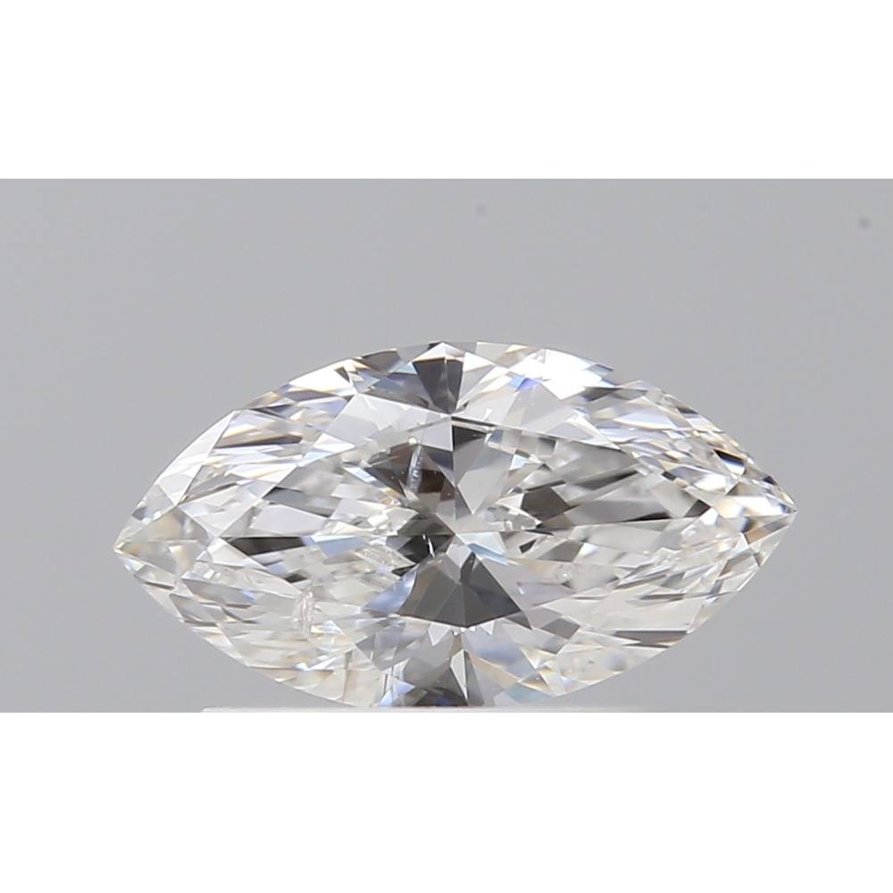 0.51 Carat Marquise Loose Diamond, F, SI2, Ideal, GIA Certified