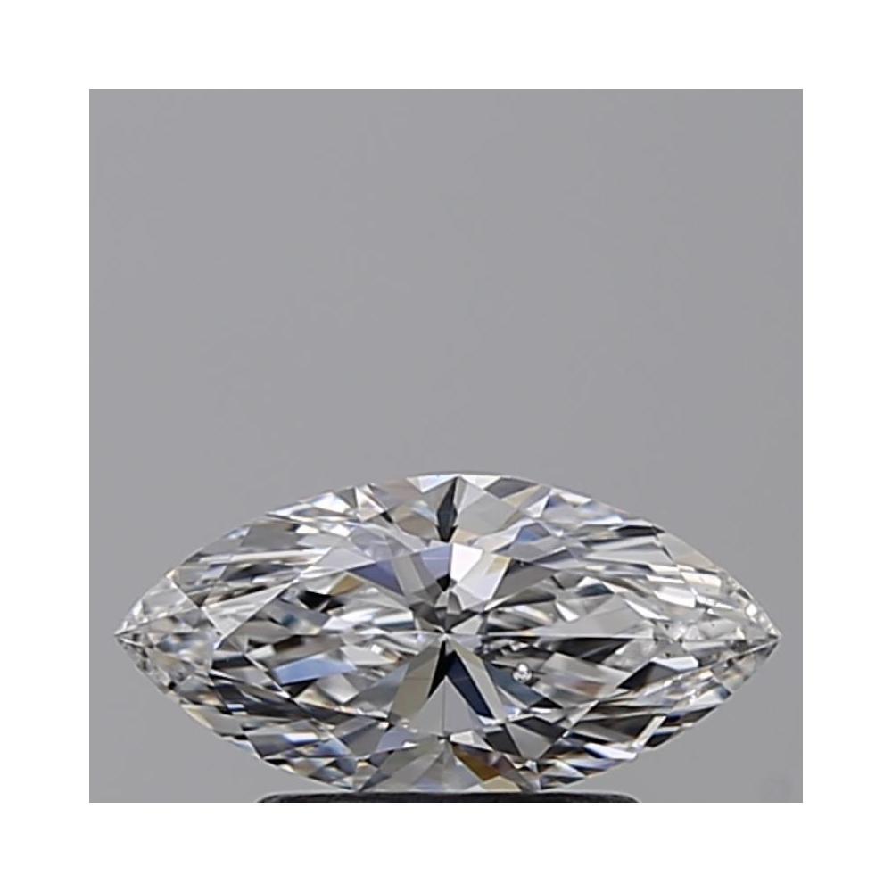 0.73 Carat Marquise Loose Diamond, D, SI1, Ideal, GIA Certified | Thumbnail