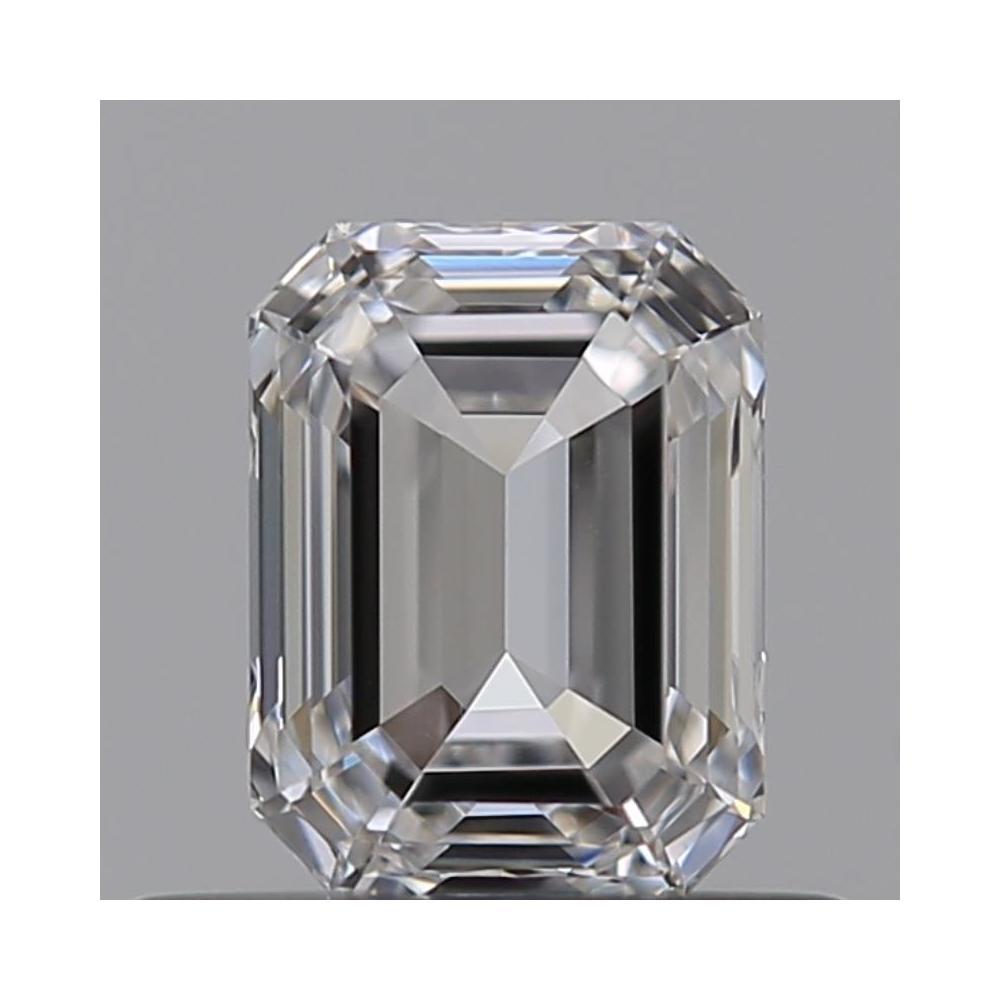 0.50 Carat Emerald Loose Diamond, E, VVS1, Super Ideal, GIA Certified | Thumbnail