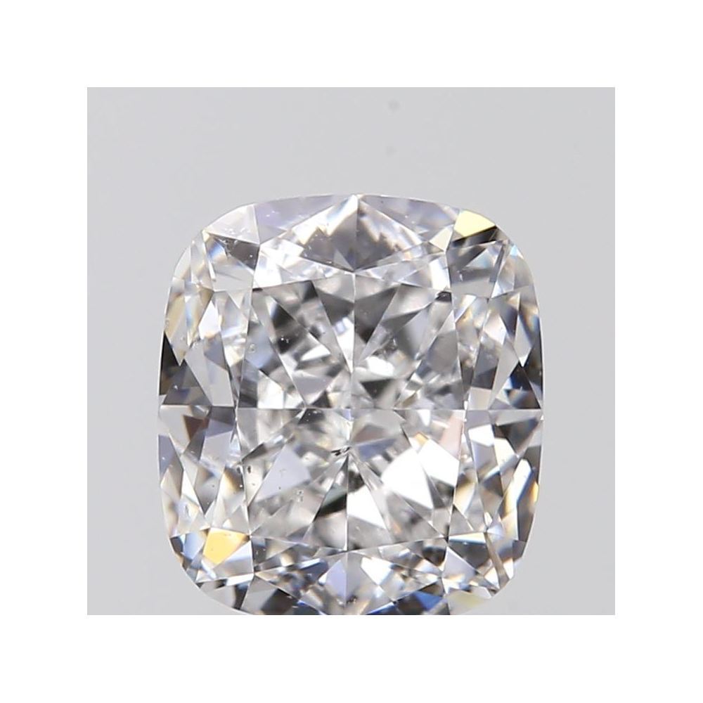 0.90 Carat Cushion Loose Diamond, D, SI2, Super Ideal, GIA Certified | Thumbnail