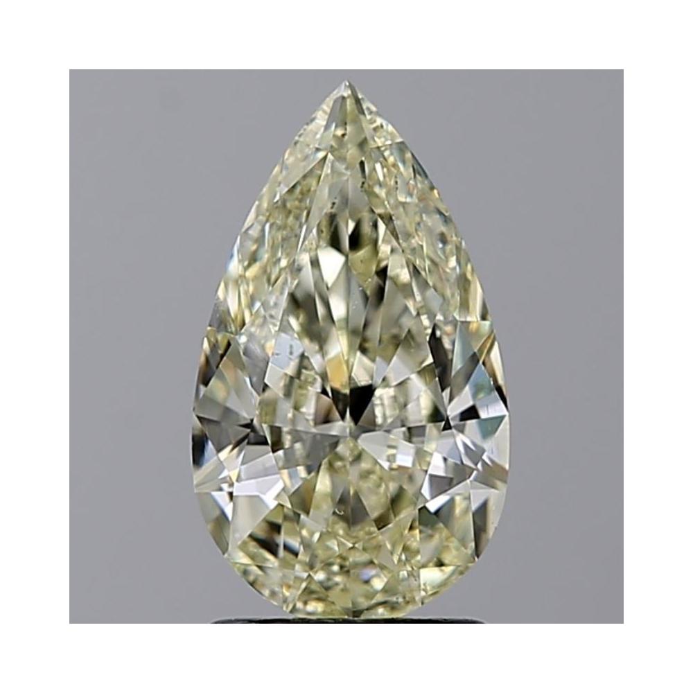 1.53 Carat Pear Loose Diamond, N, SI1, Ideal, GIA Certified