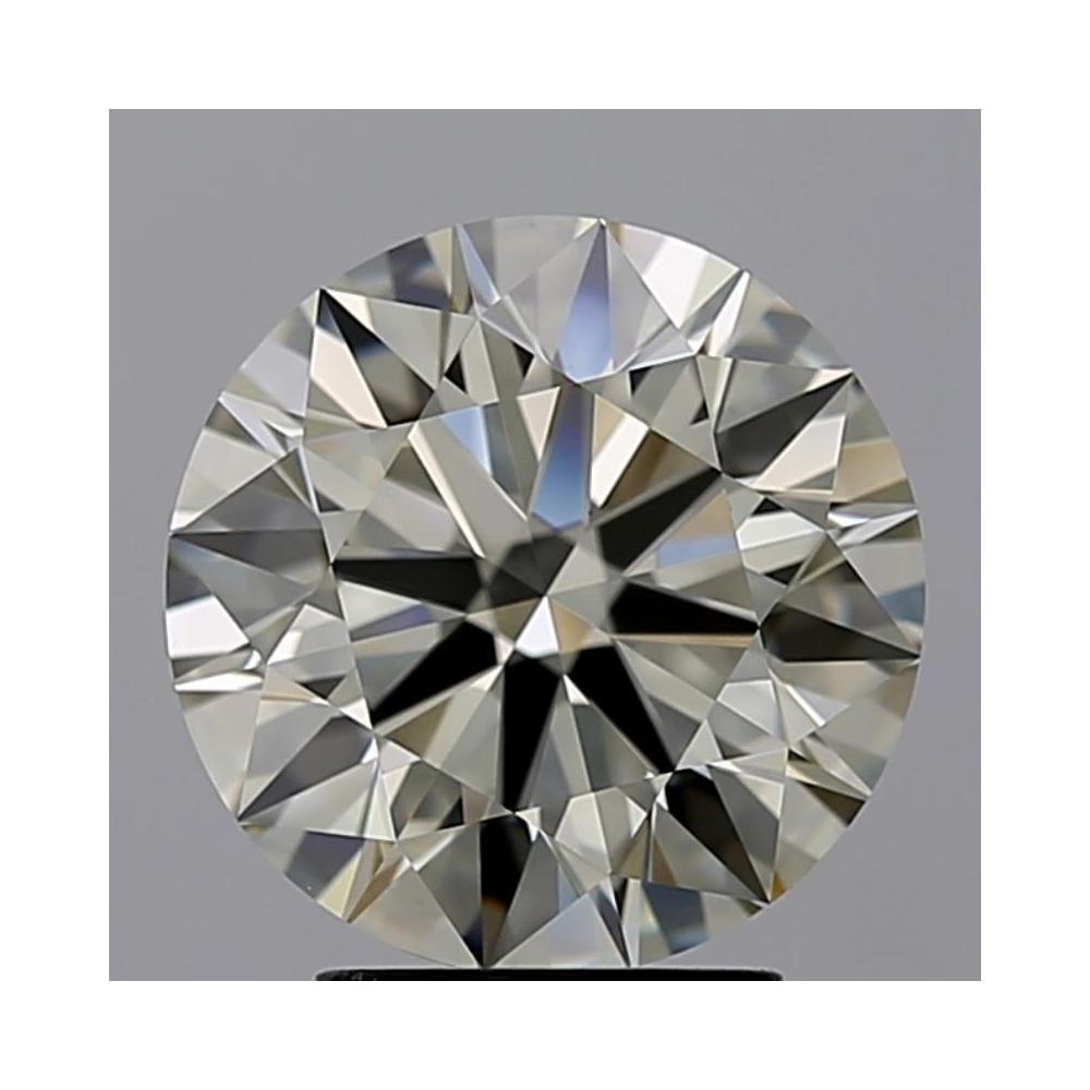 3.52 Carat Round Loose Diamond, N, VS1, Super Ideal, GIA Certified | Thumbnail