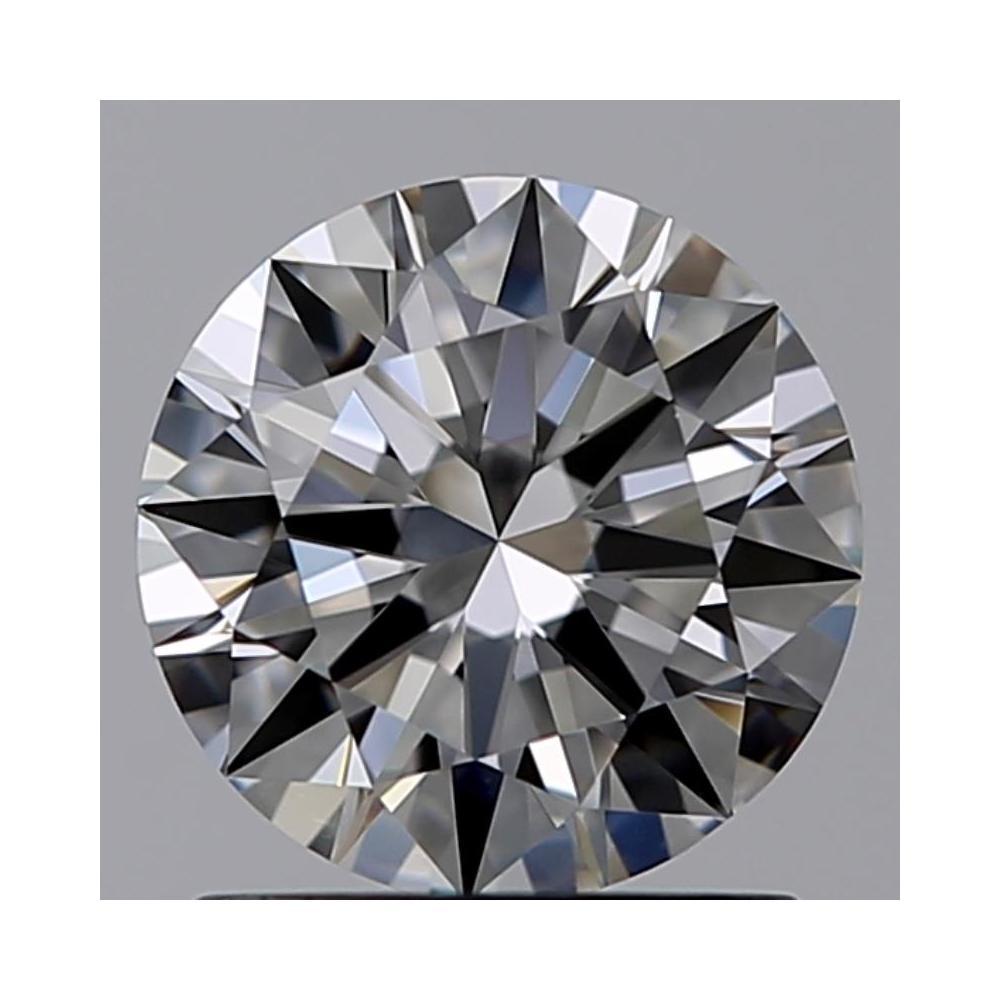 1.06 Carat Round Loose Diamond, F, IF, Ideal, GIA Certified