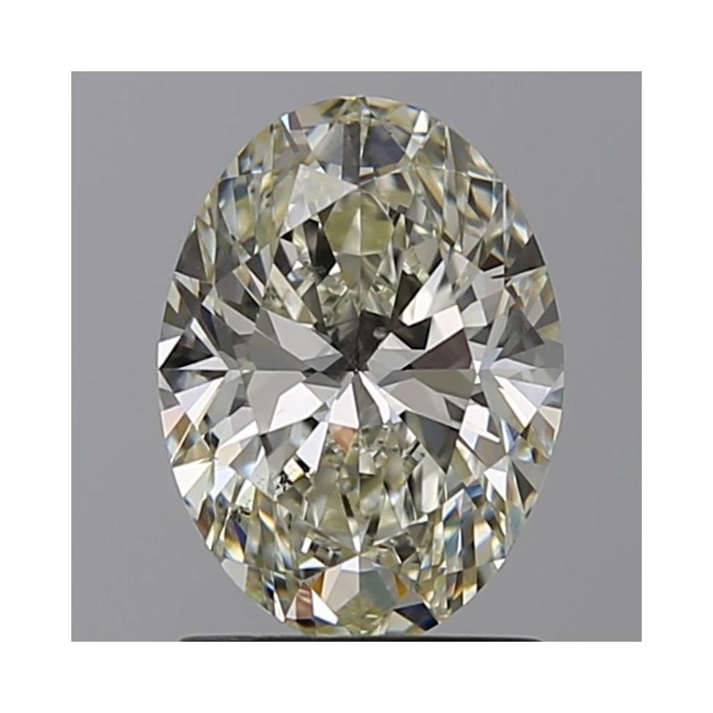 1.55 Carat Oval Loose Diamond, K, SI1, Super Ideal, GIA Certified