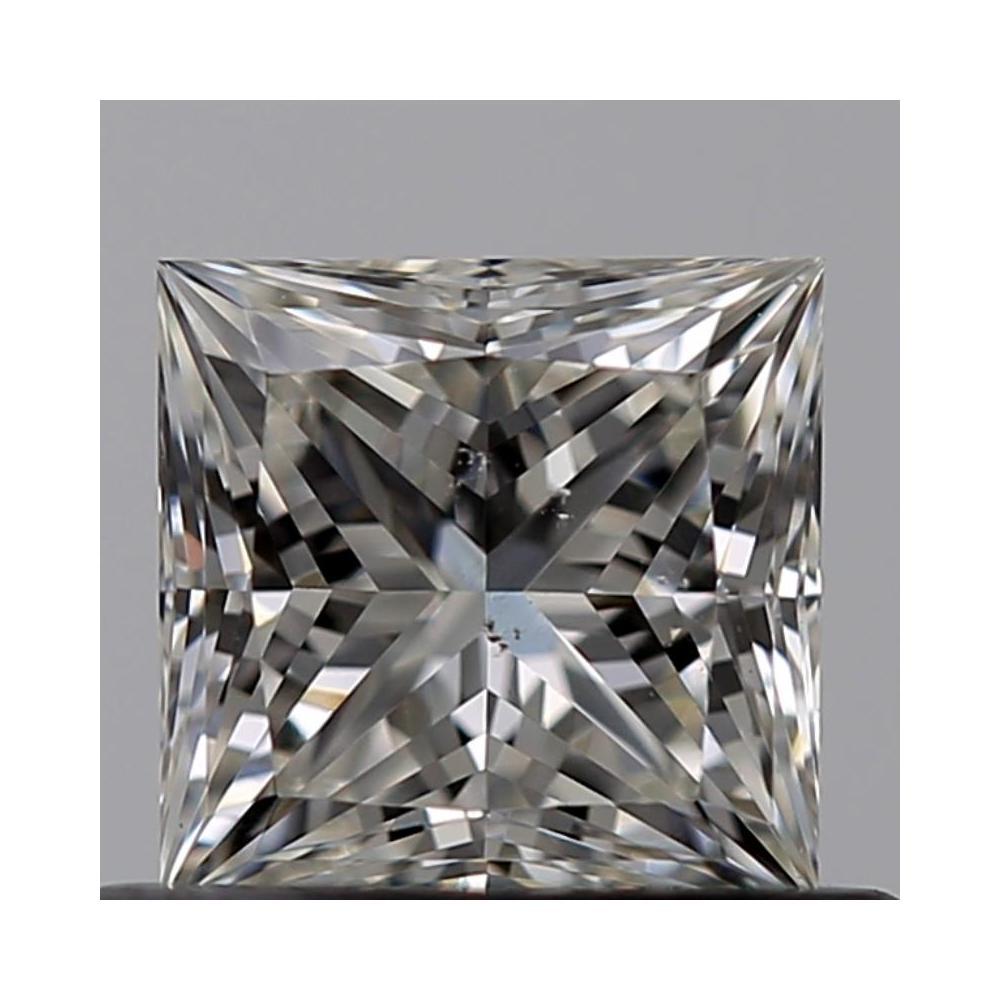 0.51 Carat Princess Loose Diamond, H, VS2, Super Ideal, GIA Certified | Thumbnail
