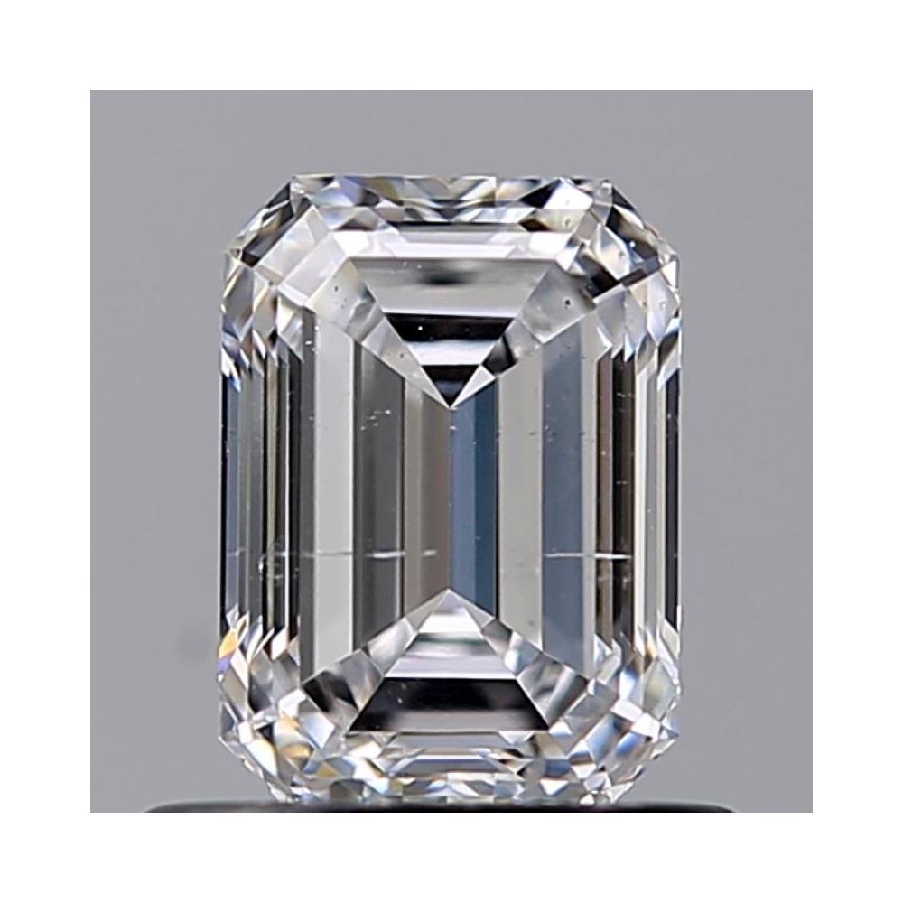 0.70 Carat Emerald Loose Diamond, D, SI1, Ideal, GIA Certified