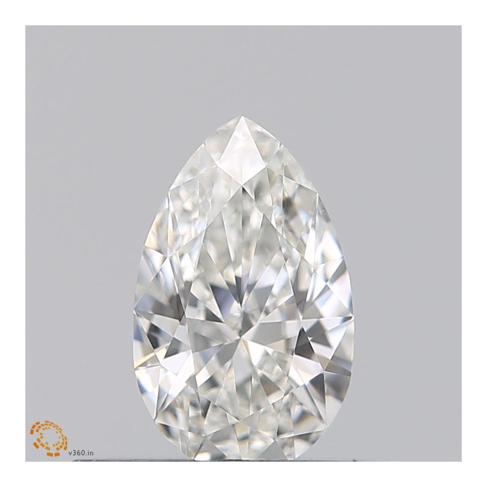 0.34 Carat Pear Loose Diamond, G, IF, Ideal, GIA Certified | Thumbnail