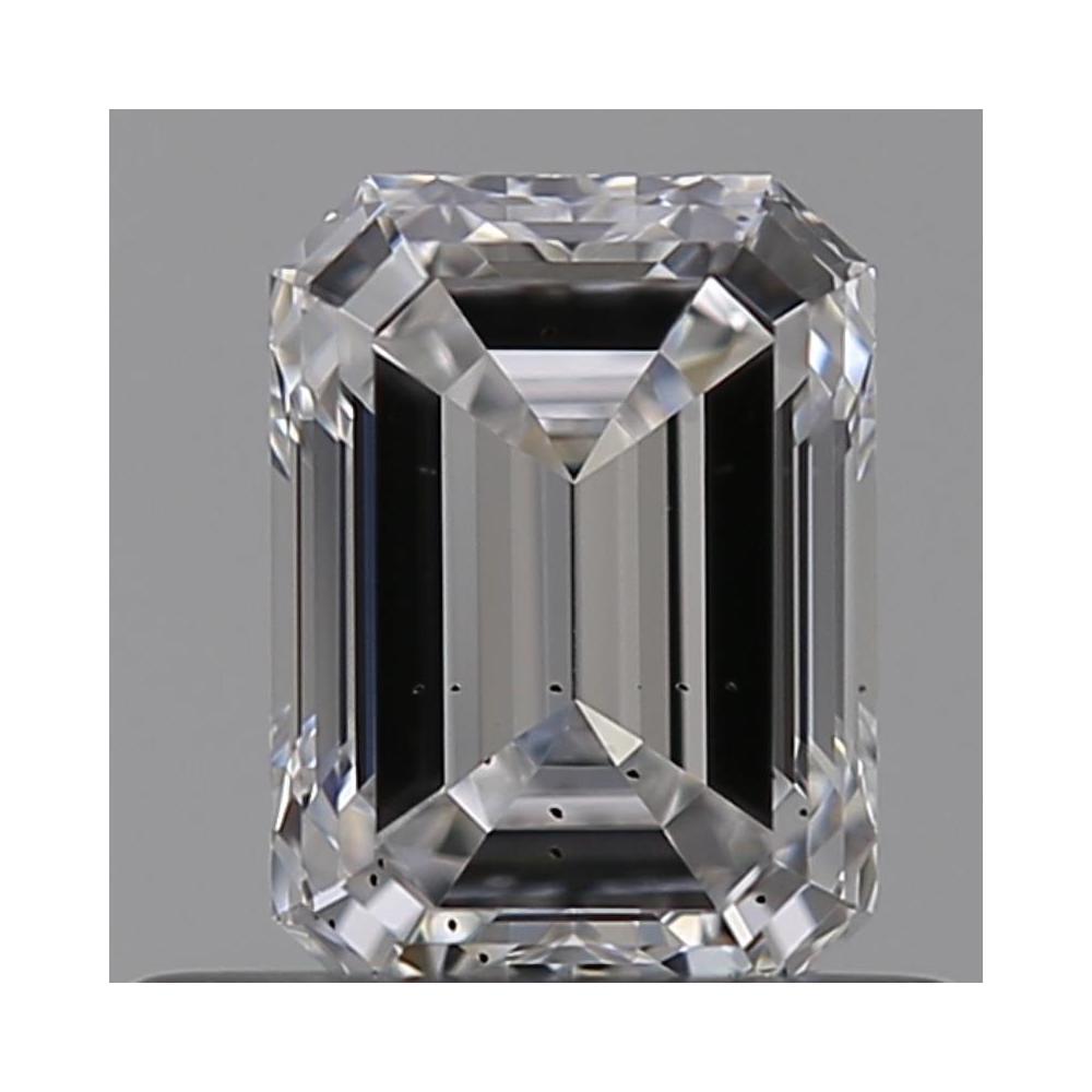 0.55 Carat Emerald Loose Diamond, D, SI1, Super Ideal, GIA Certified