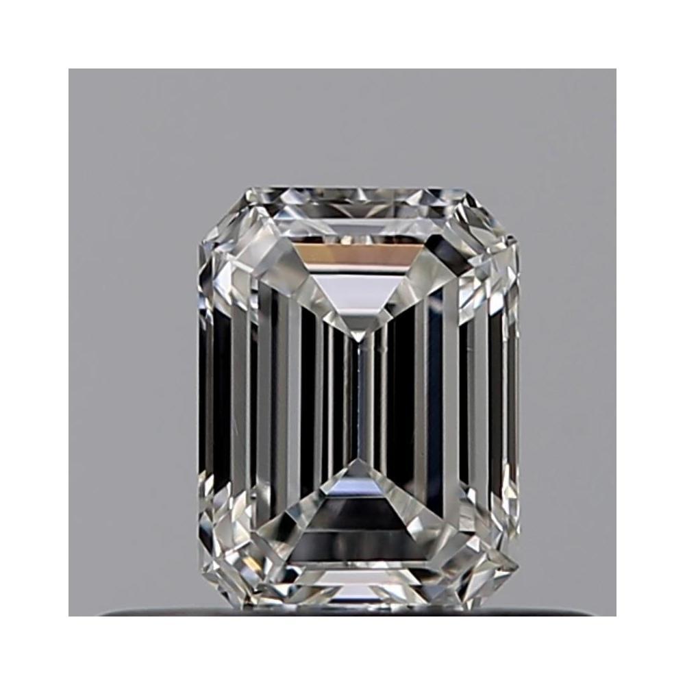 0.38 Carat Emerald Loose Diamond, F, VS2, Excellent, GIA Certified | Thumbnail