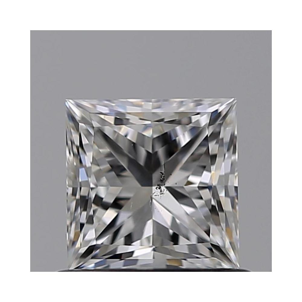 0.72 Carat Princess Loose Diamond, F, SI1, Ideal, GIA Certified