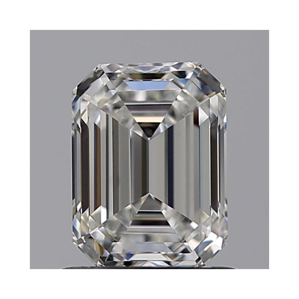 1.00 Carat Emerald Loose Diamond, F, VVS2, Ideal, GIA Certified | Thumbnail