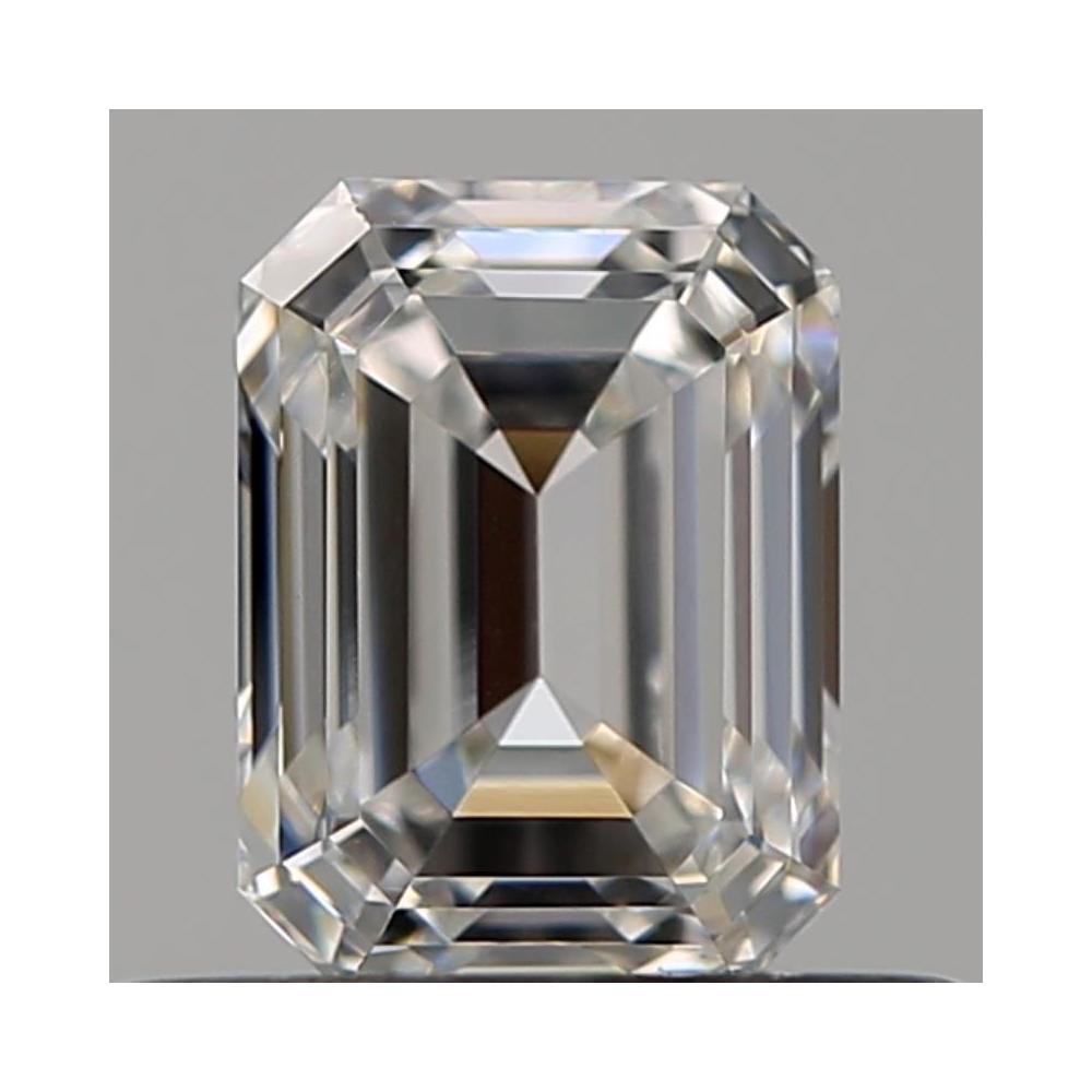 0.50 Carat Emerald Loose Diamond, F, VVS2, Ideal, GIA Certified