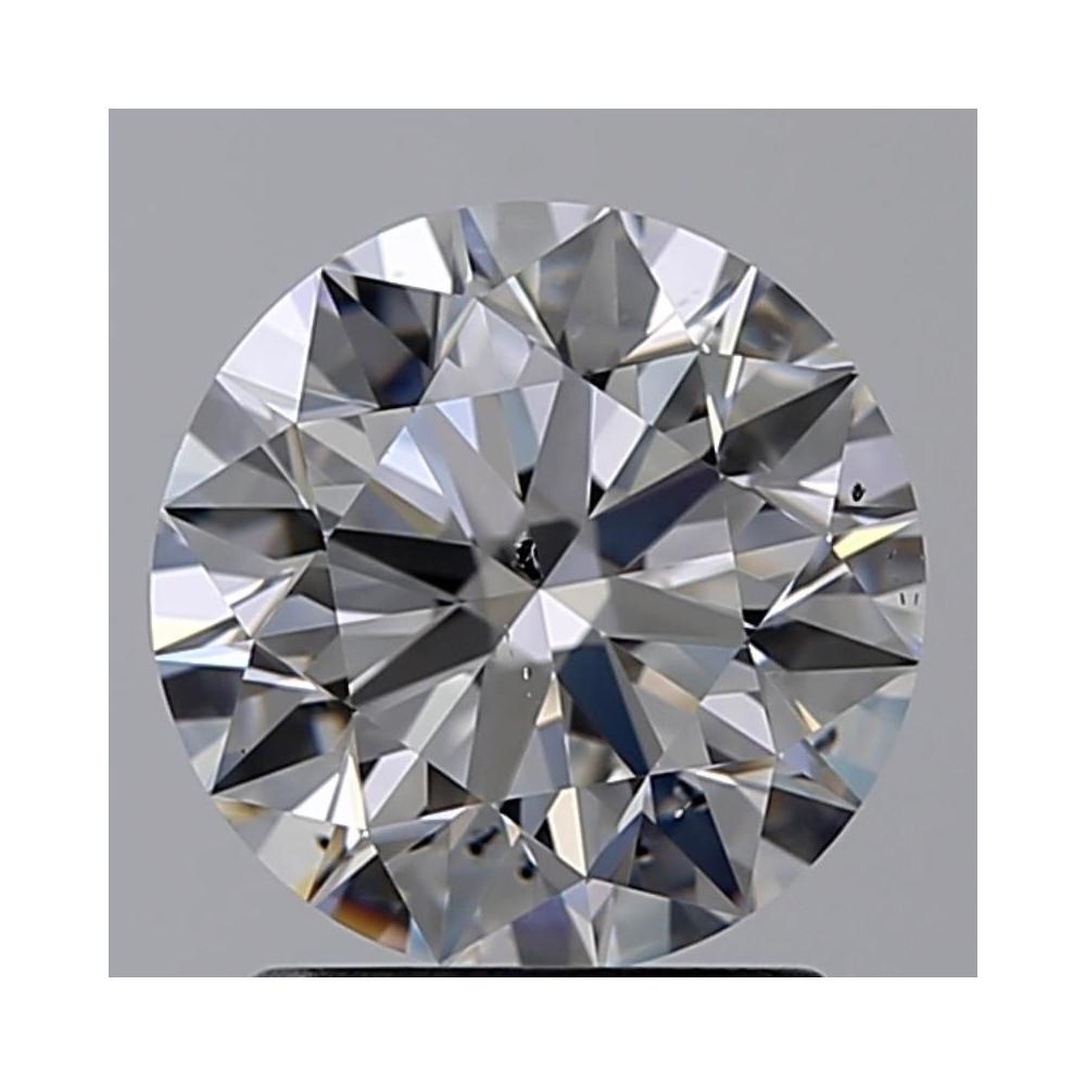 1.70 Carat Round Loose Diamond, F, SI1, Super Ideal, GIA Certified | Thumbnail